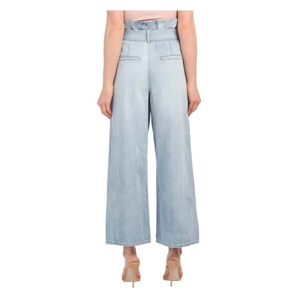 Blank NYC High Rise Wide Leg Relaxed Y2k Coastal Jeans Light Wash Denim Casual - Picture 2 of 8